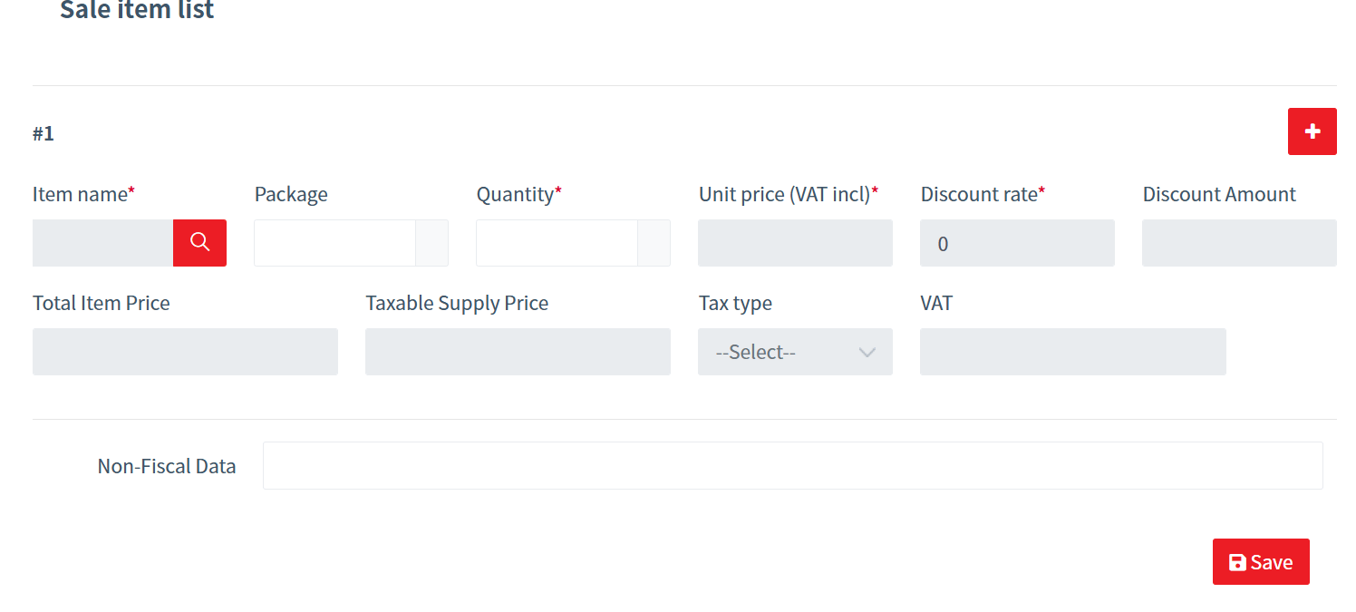 Screenshot of reviewing and saving the invoice after entering all details when creating an invoice using ETIMS in Kenya